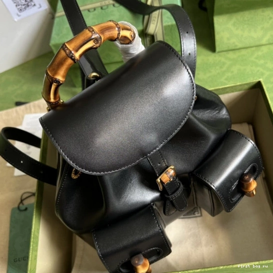 Firstbag ru backpack GUCCI small Bamboo 0818